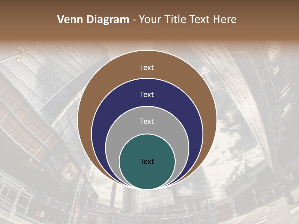 A Group Of Tall Buildings Sitting Next To Each Other PowerPoint Template