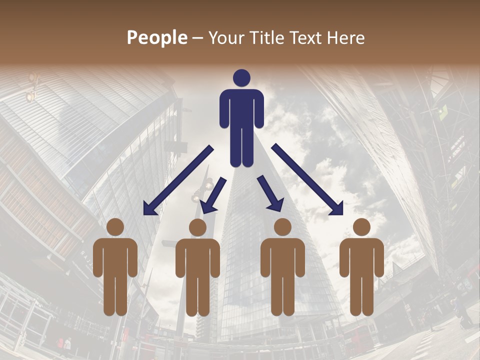 A Group Of Tall Buildings Sitting Next To Each Other PowerPoint Template