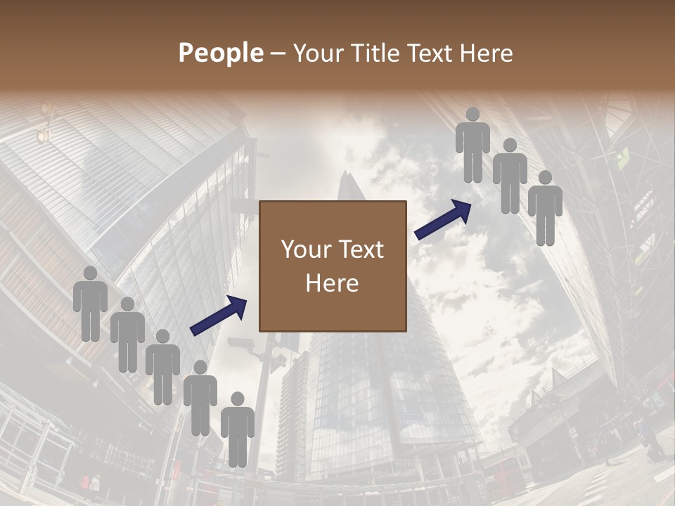 A Group Of Tall Buildings Sitting Next To Each Other PowerPoint Template