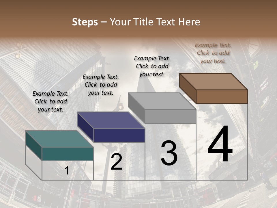 A Group Of Tall Buildings Sitting Next To Each Other PowerPoint Template
