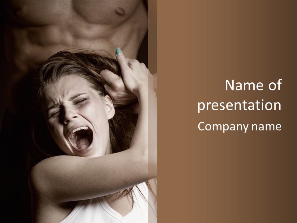 Danger Husband Killer PowerPoint Template