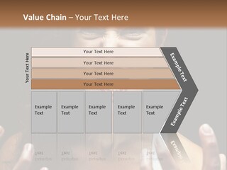 A Woman Making A Face With Her Hands PowerPoint Template