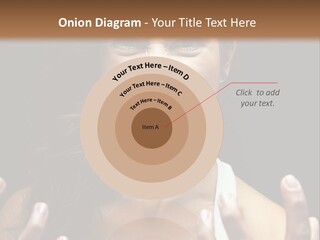 A Woman Making A Face With Her Hands PowerPoint Template