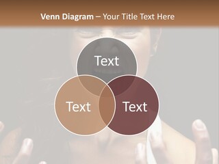 A Woman Making A Face With Her Hands PowerPoint Template