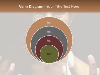 A Woman Making A Face With Her Hands PowerPoint Template