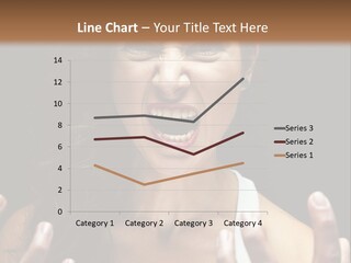 A Woman Making A Face With Her Hands PowerPoint Template