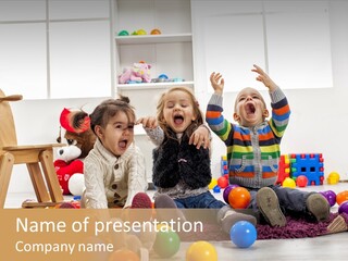 Colorful Fun Kid PowerPoint Template