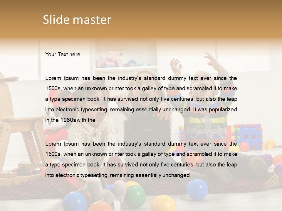 Colorful Fun Kid PowerPoint Template