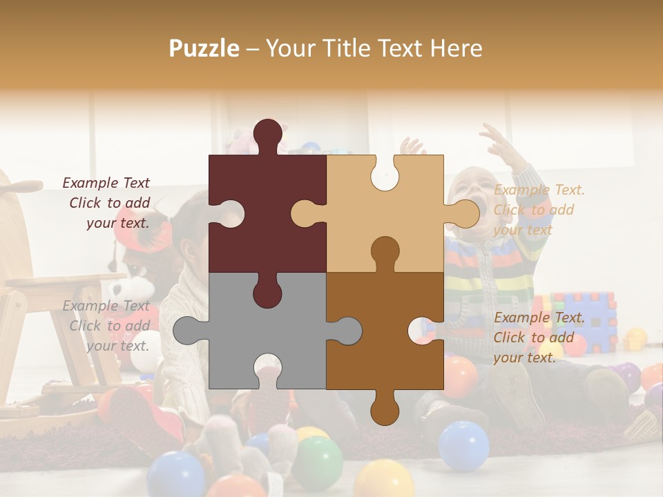 Colorful Fun Kid PowerPoint Template