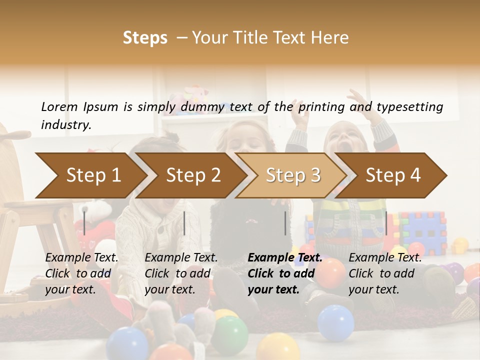 Colorful Fun Kid PowerPoint Template