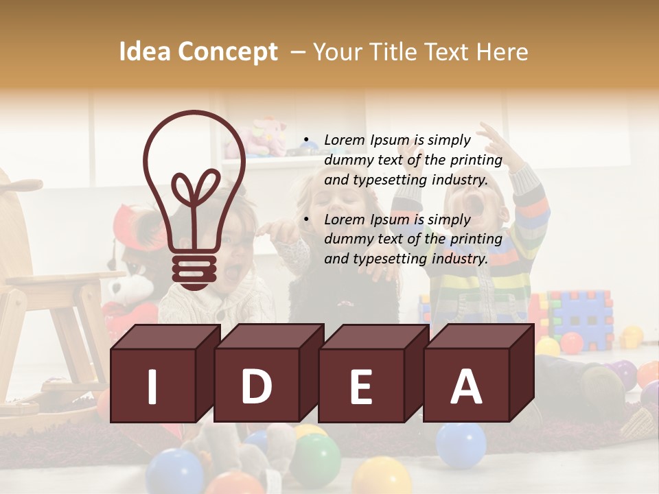 Colorful Fun Kid PowerPoint Template