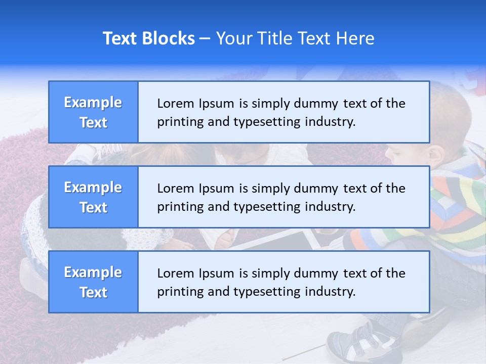 Indoors Color Play PowerPoint Template