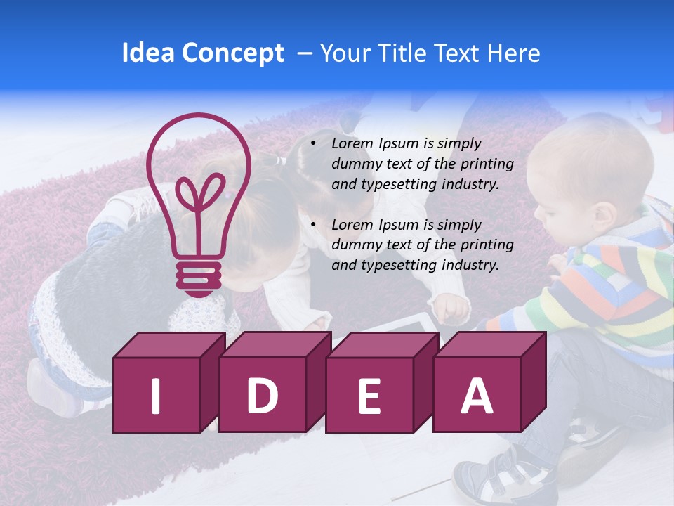 Indoors Color Play PowerPoint Template