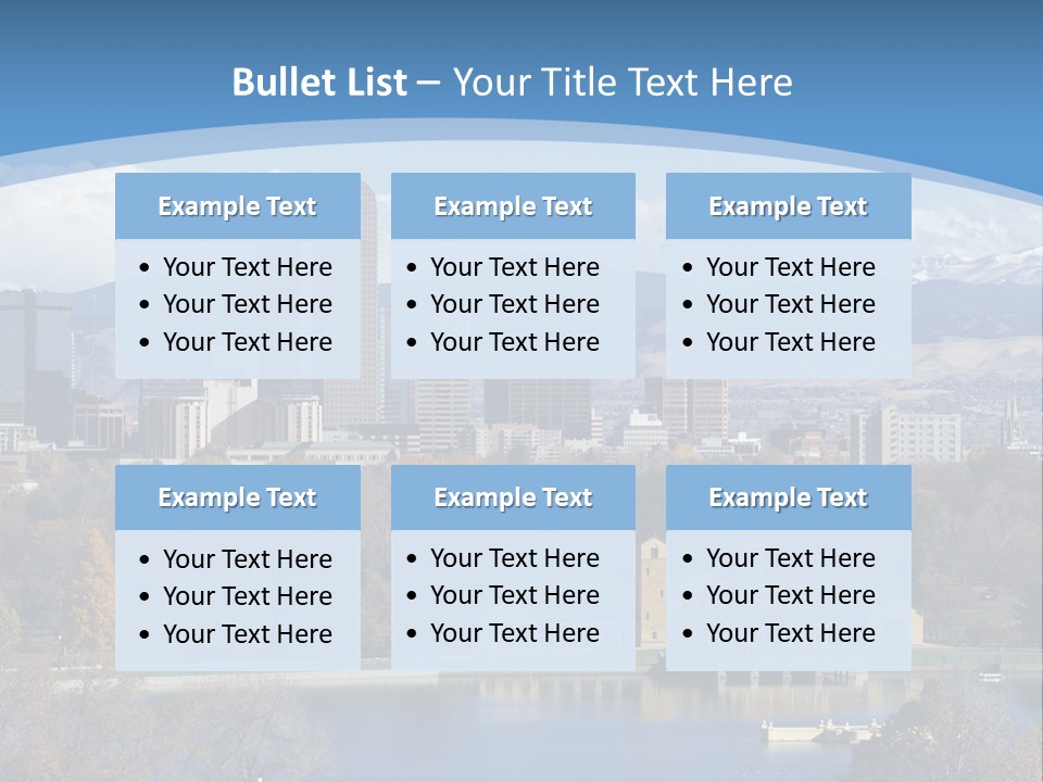 Wave Scenic Rocky Mountains PowerPoint Template