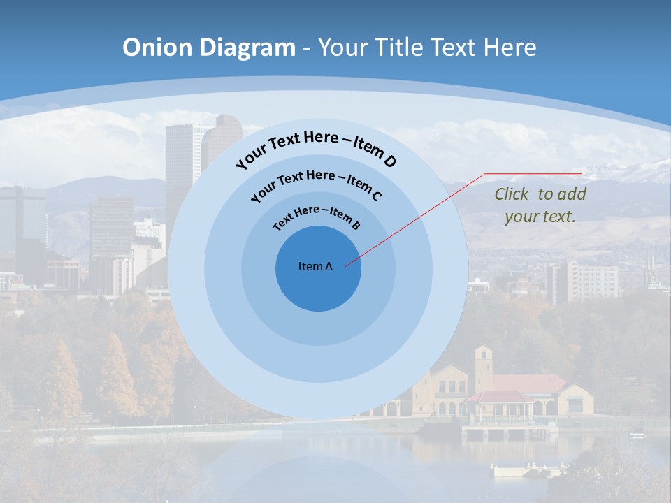 Wave Scenic Rocky Mountains PowerPoint Template