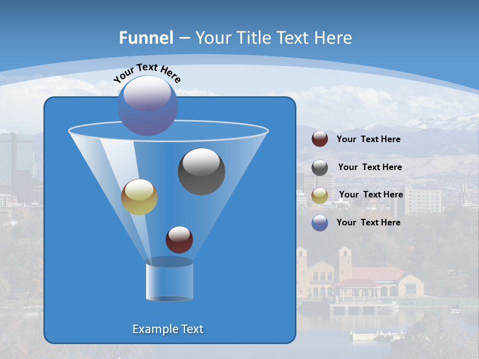 Wave Scenic Rocky Mountains PowerPoint Template