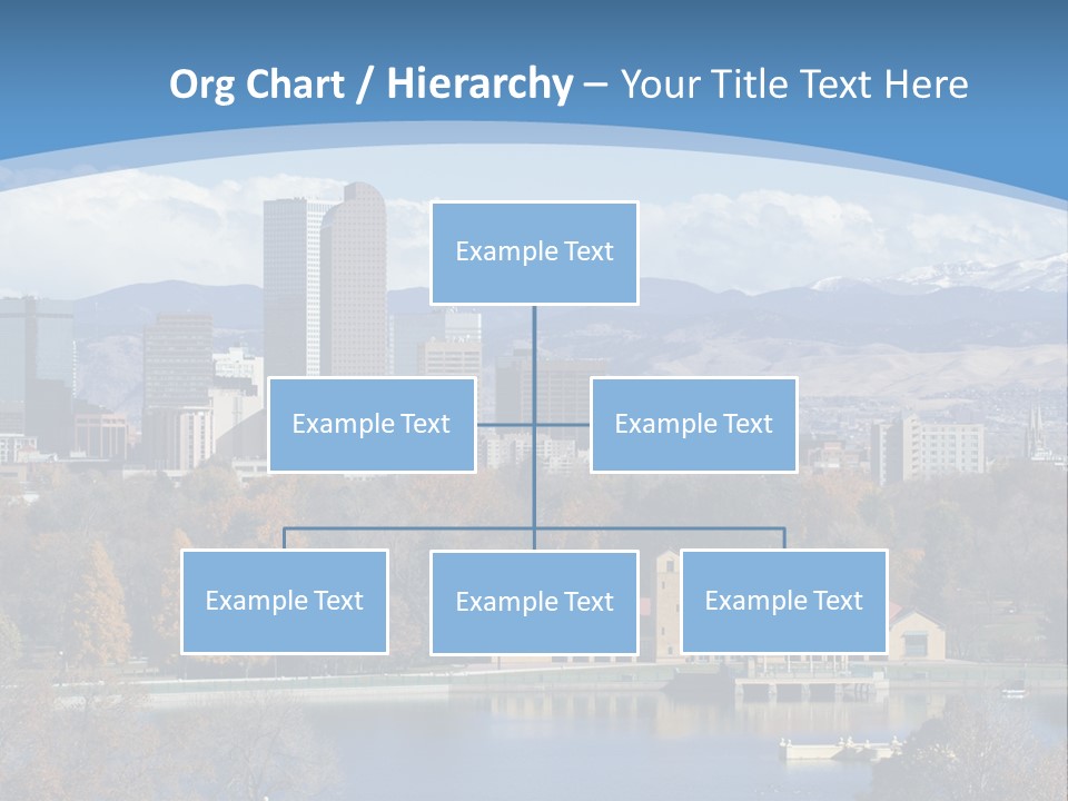 Wave Scenic Rocky Mountains PowerPoint Template