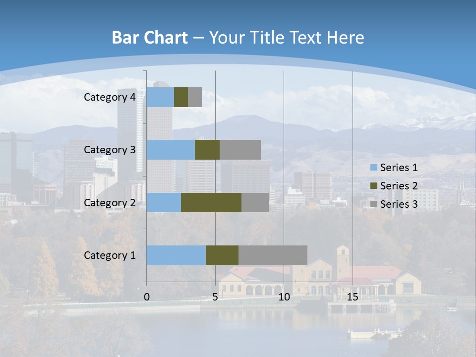 Wave Scenic Rocky Mountains PowerPoint Template