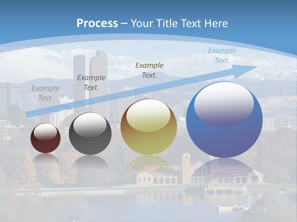 Wave Scenic Rocky Mountains PowerPoint Template