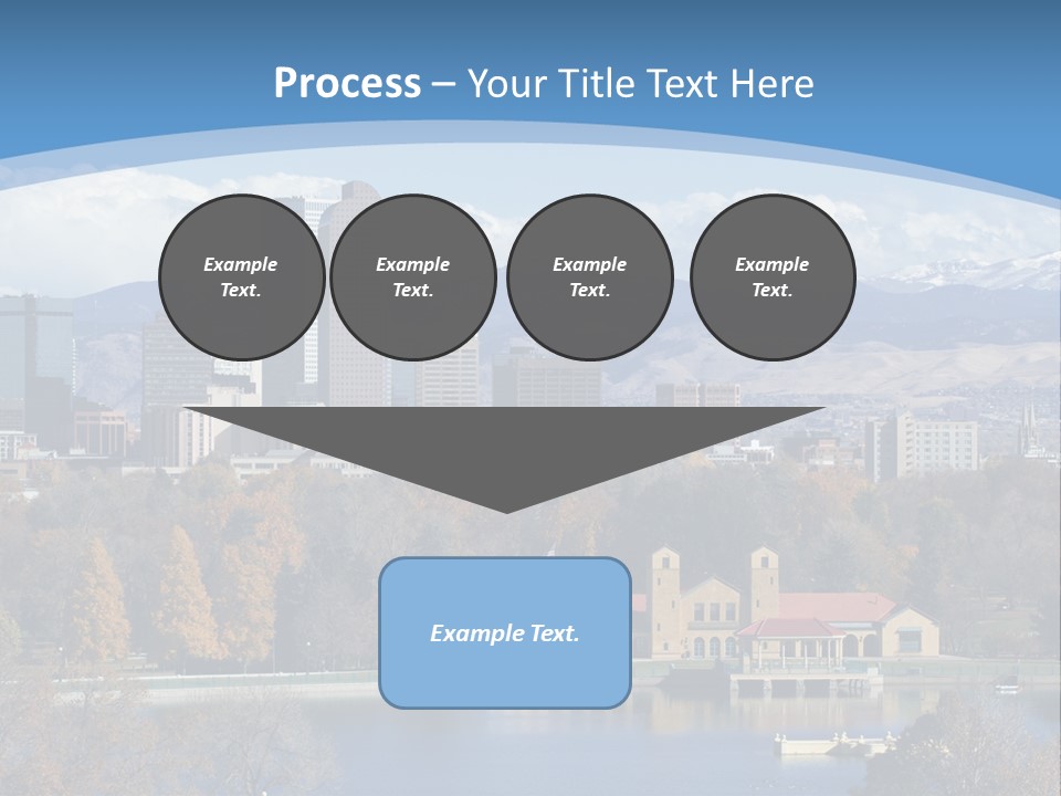 Wave Scenic Rocky Mountains PowerPoint Template