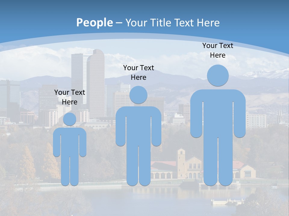 Wave Scenic Rocky Mountains PowerPoint Template