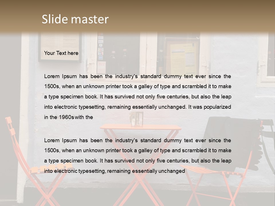 Color Stock Exchange View PowerPoint Template