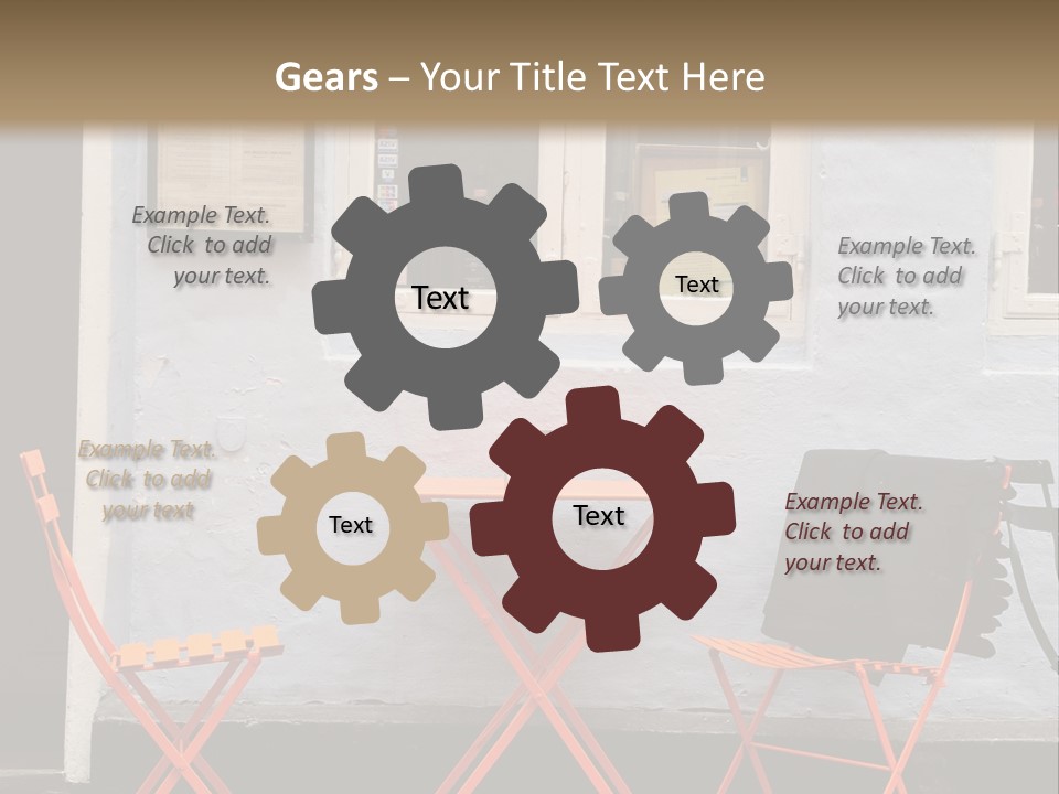 Color Stock Exchange View PowerPoint Template