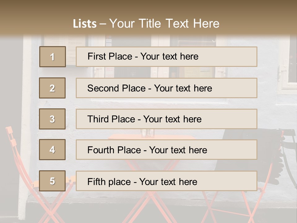 Color Stock Exchange View PowerPoint Template