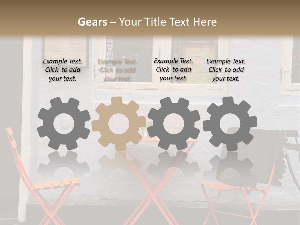 Color Stock Exchange View PowerPoint Template