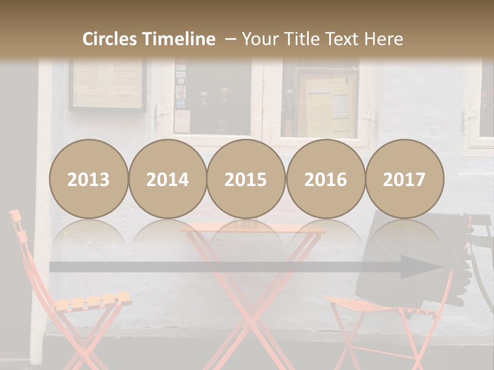 Color Stock Exchange View PowerPoint Template