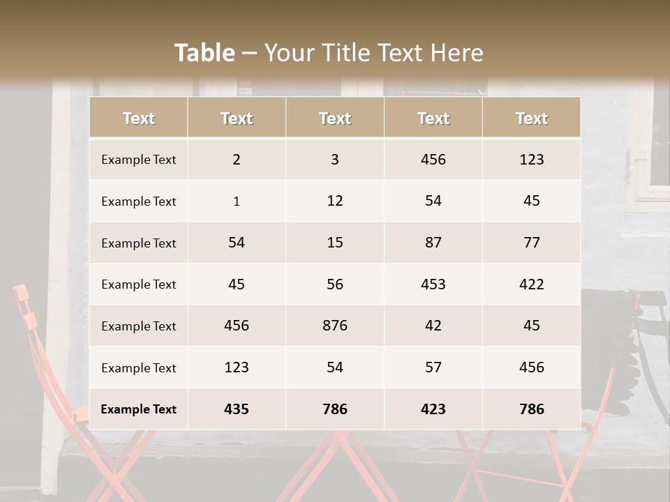 Color Stock Exchange View PowerPoint Template