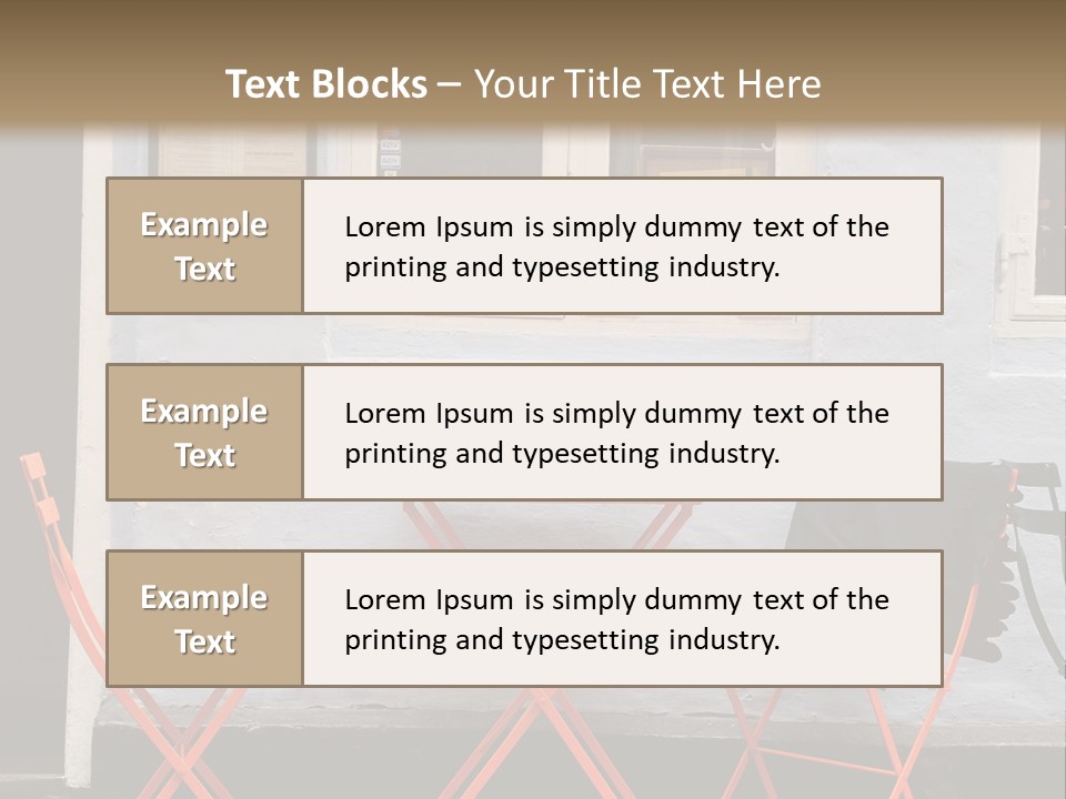 Color Stock Exchange View PowerPoint Template