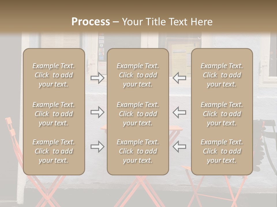 Color Stock Exchange View PowerPoint Template