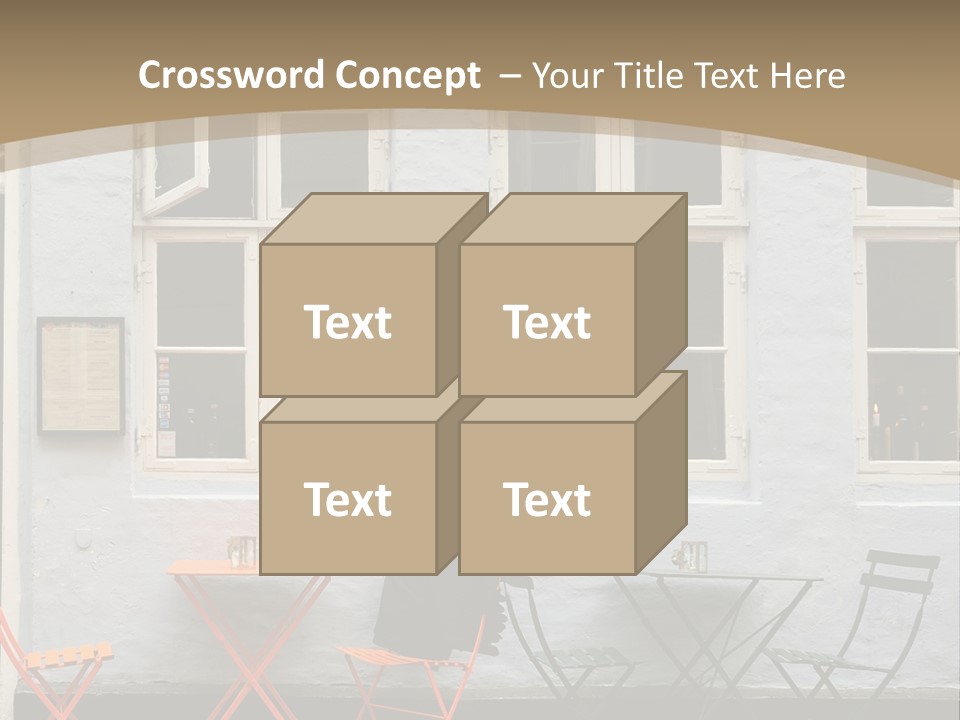 Glass Customers Person PowerPoint Template