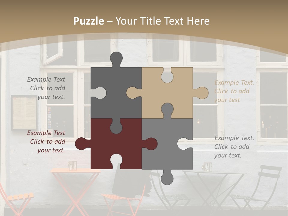 Glass Customers Person PowerPoint Template