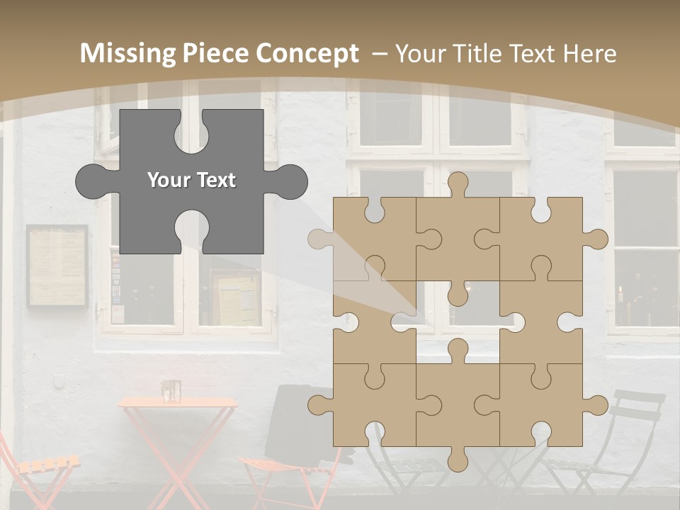 Glass Customers Person PowerPoint Template