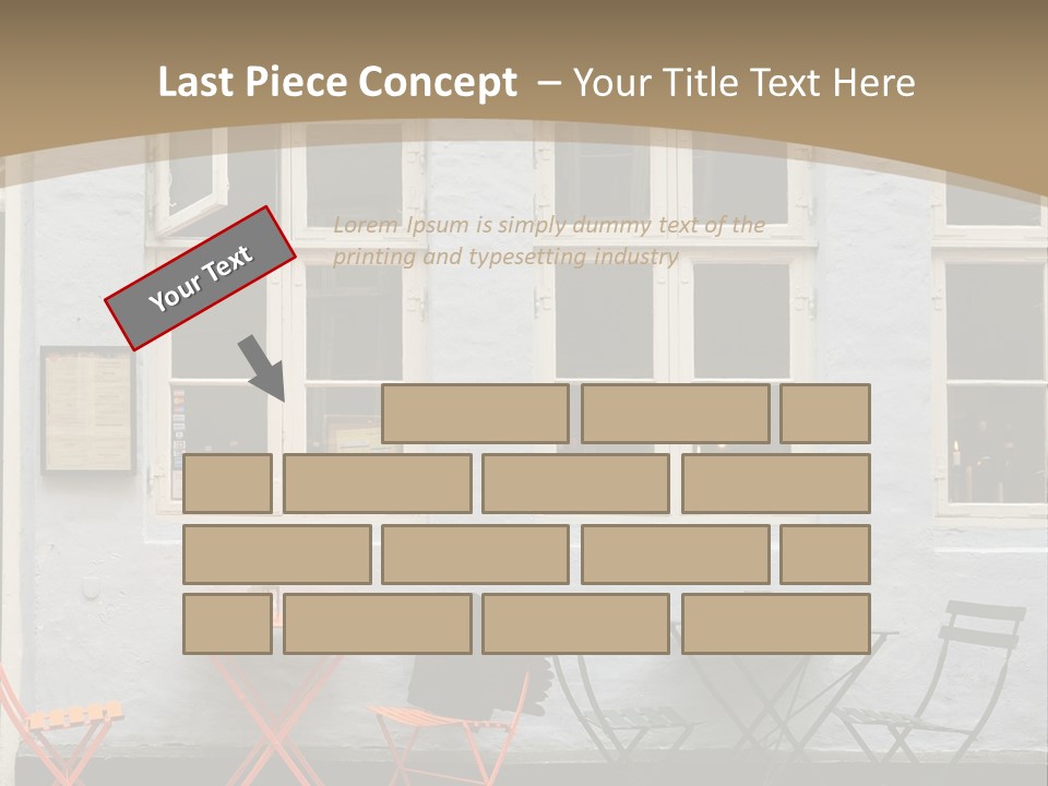 Glass Customers Person PowerPoint Template