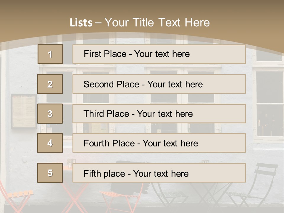 Glass Customers Person PowerPoint Template
