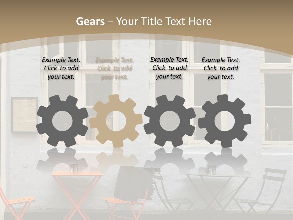 Glass Customers Person PowerPoint Template
