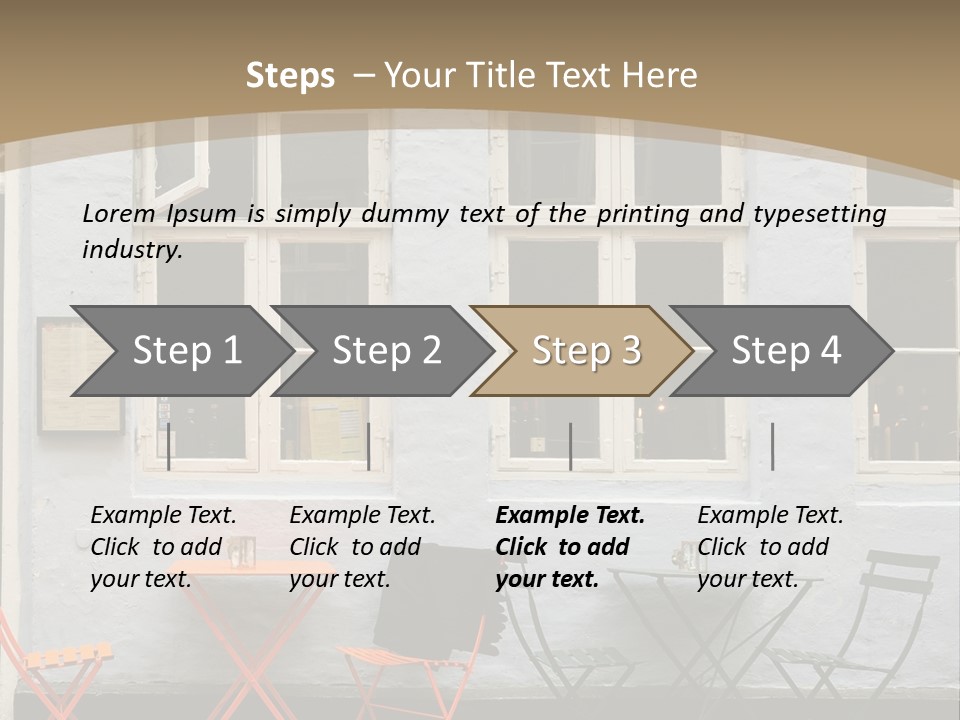 Glass Customers Person PowerPoint Template
