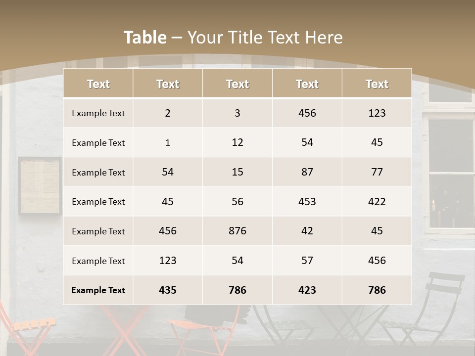 Glass Customers Person PowerPoint Template
