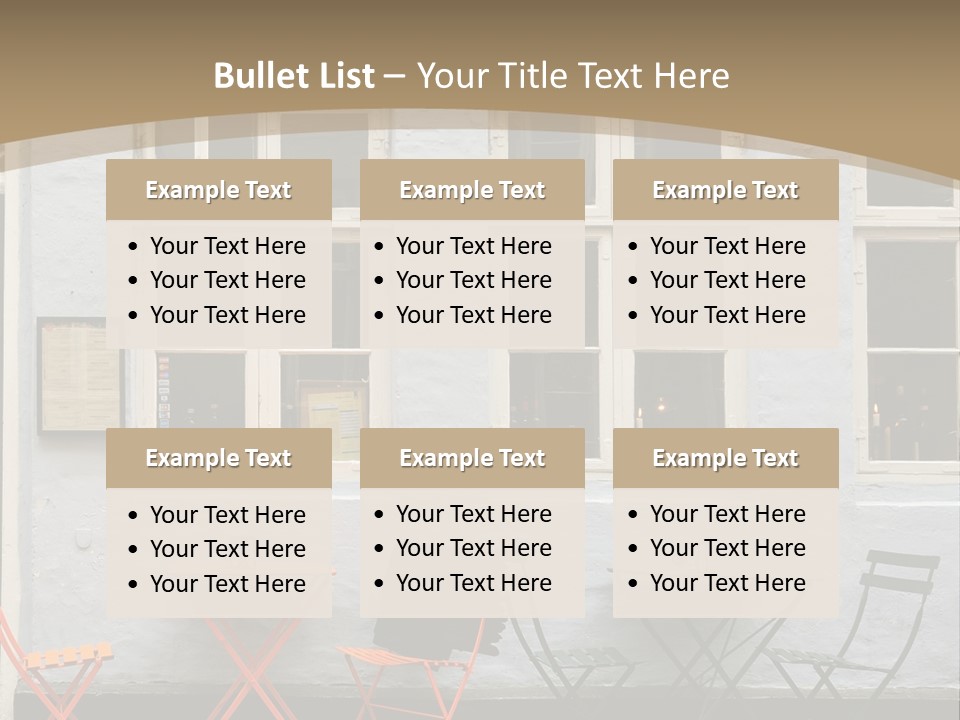Glass Customers Person PowerPoint Template