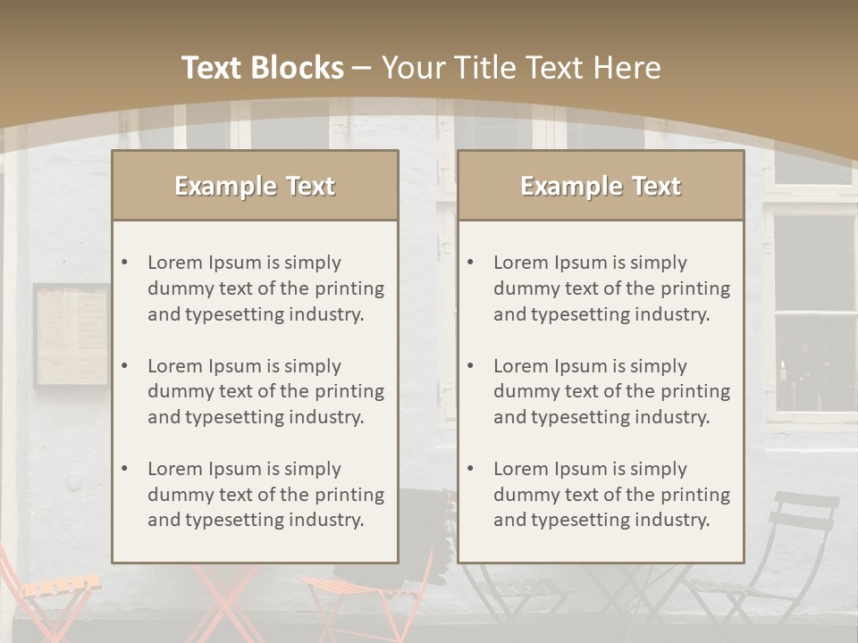 Glass Customers Person PowerPoint Template