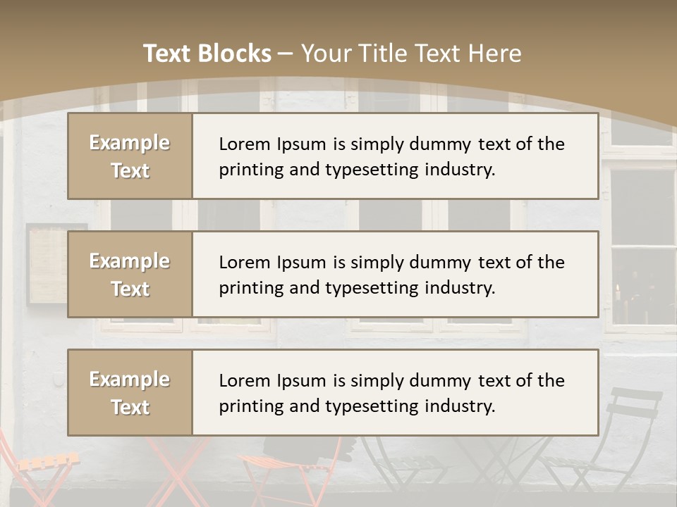 Glass Customers Person PowerPoint Template