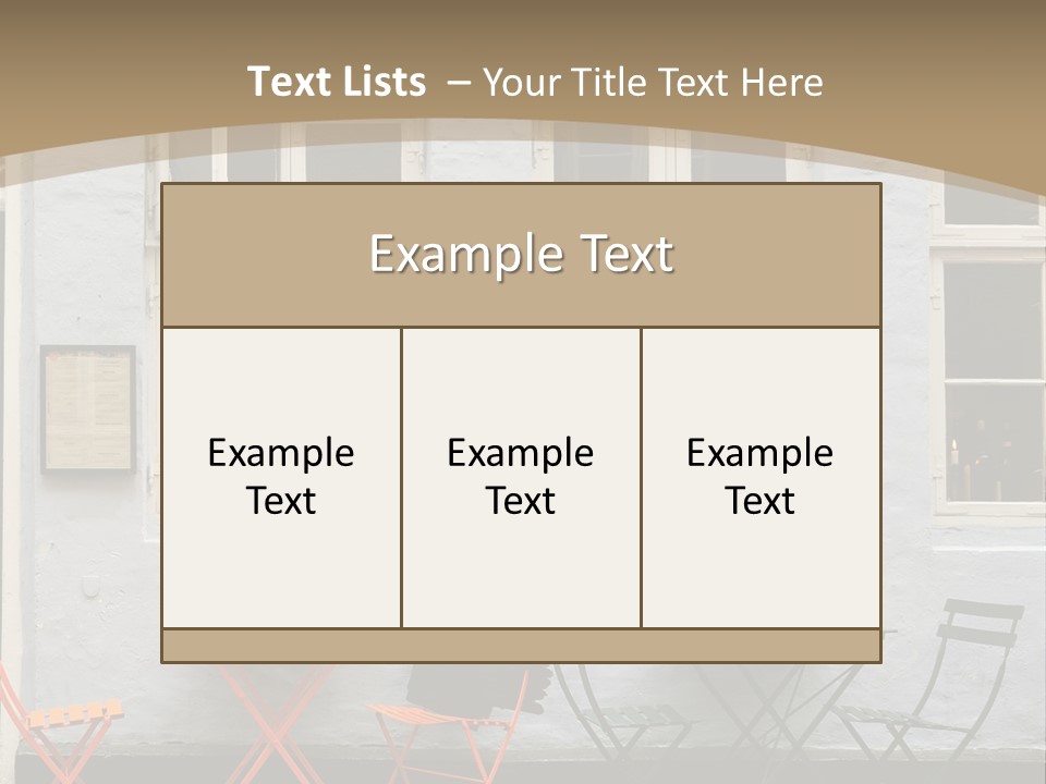 Glass Customers Person PowerPoint Template