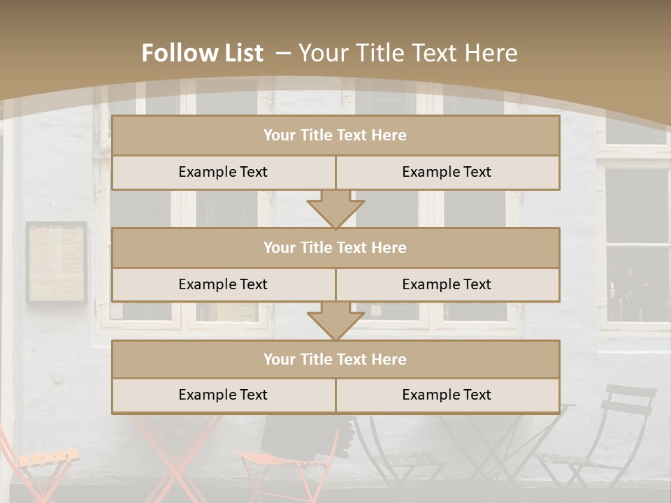 Glass Customers Person PowerPoint Template