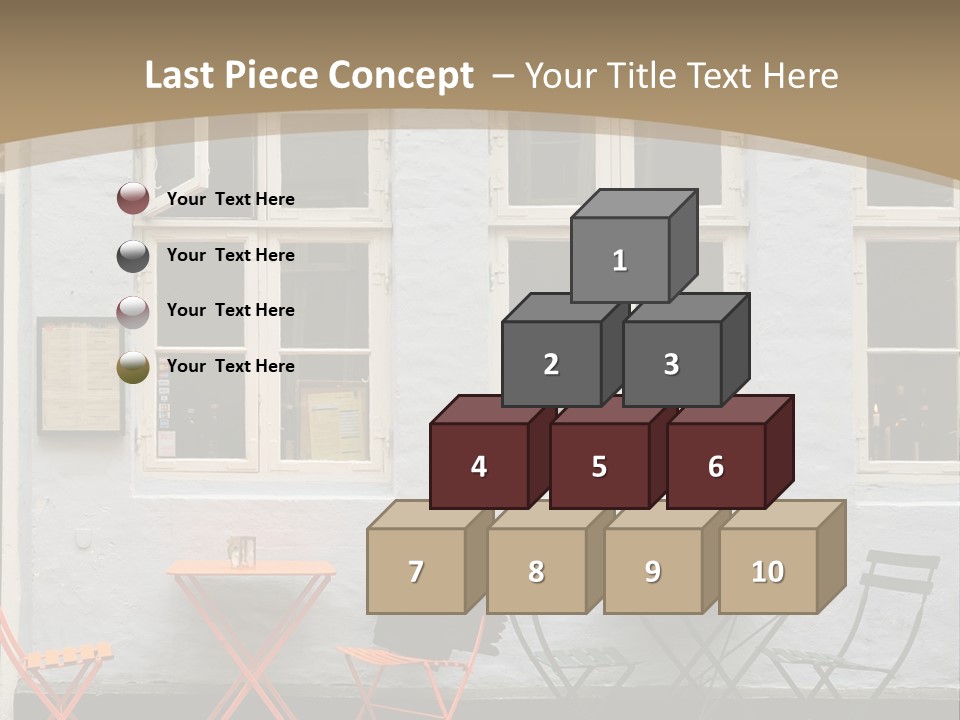 Glass Customers Person PowerPoint Template