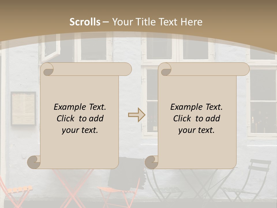 Glass Customers Person PowerPoint Template
