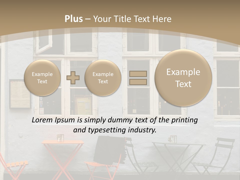 Glass Customers Person PowerPoint Template