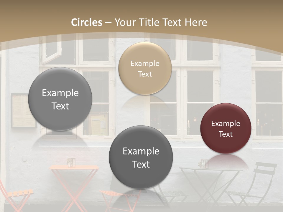 Glass Customers Person PowerPoint Template